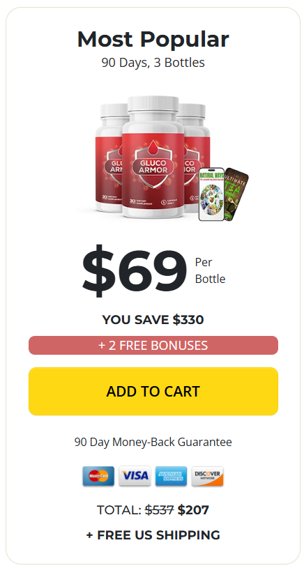 Buy Gluco Armor 3 Bottle